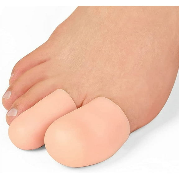 16 Pack Silicone Toe Caps,Gel Toe Covers Provide Protectors and Cousions, Relief Pain from Big Toes,Toe Blisters, Corns and Hammer Toes
