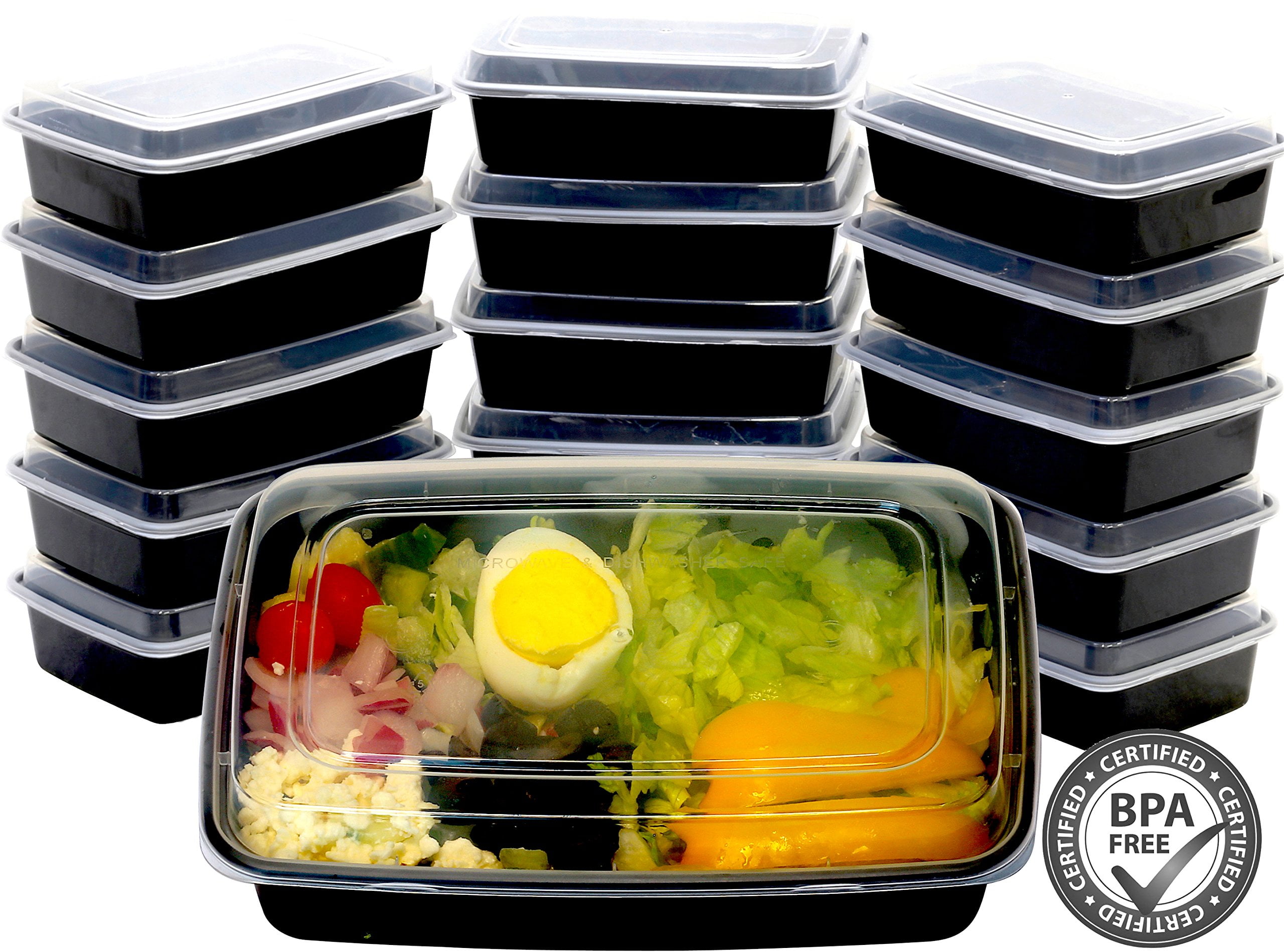 Easy Essentials On the Go Meals Divided Rectangular 27 Oz. Food Storage  Container