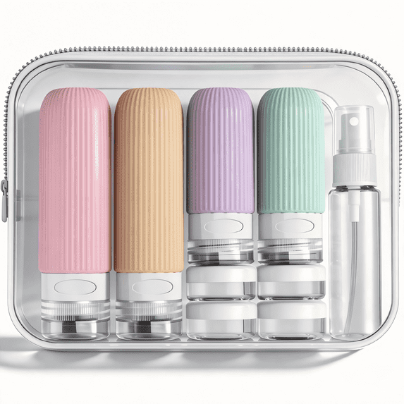 Micebay, Silicone Travel Bottles, 4pk, Toiletry Containers - Walmart.com