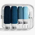 thumbnail image 1 of Micebay 6oz Silicone Travel Bottles, Leak Proof Toiletry Containers for Shampoo, Conditioner & Lotion, Navy, 1 of 9