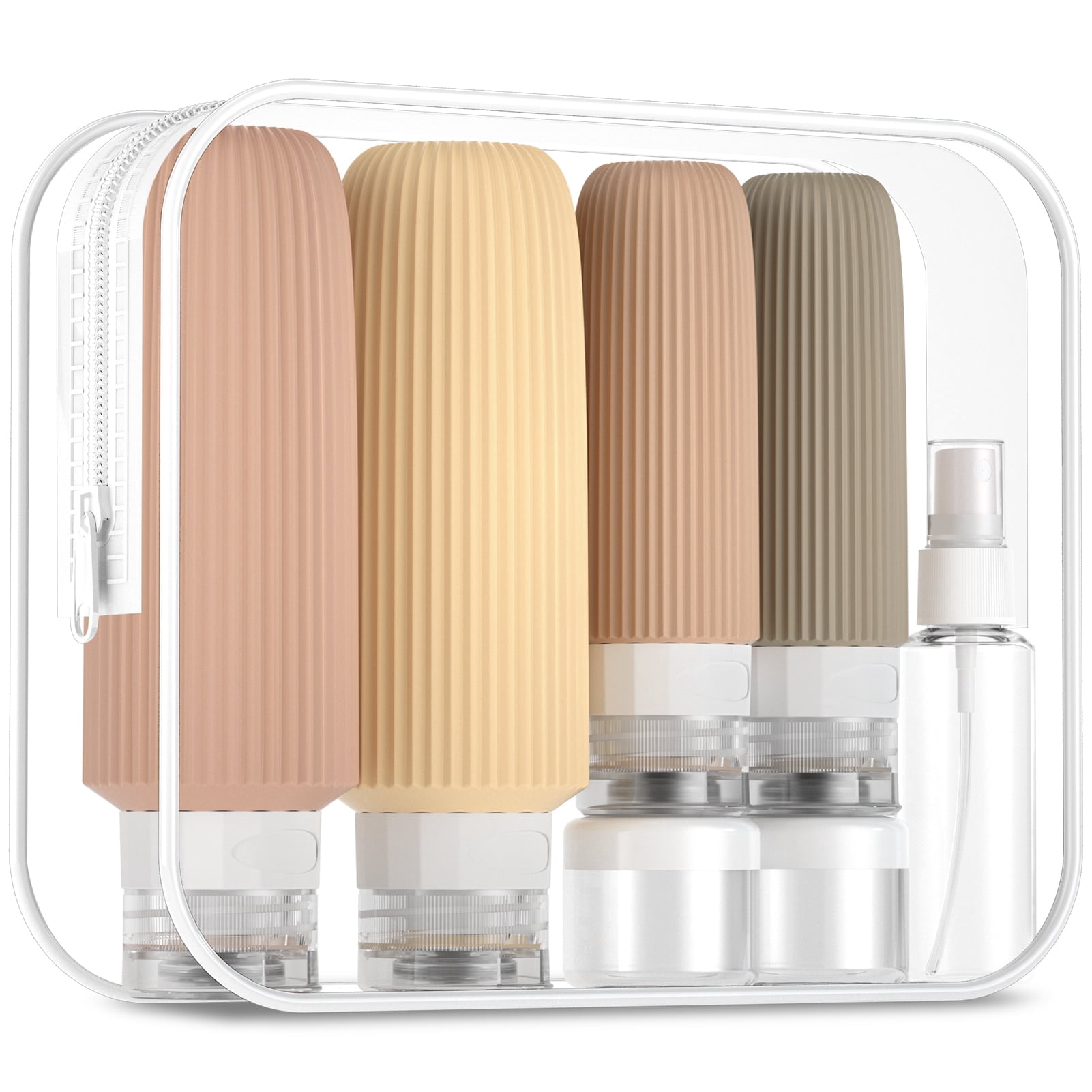16 Pack Travel Bottles for Toiletries, Large 6oz Silicone Travel ...
