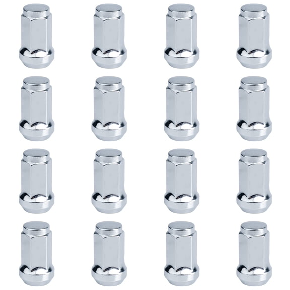 (16 Pack) Tusk Tapered Lug Nut 10mm x 1.25mm Thread Pitch w/14mm Head Chrome For CAN-AM Defender HD7 2022