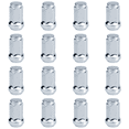 (16 Pack) Tusk Tapered Lug Nut 12Mm X 1.25Mm Thread Pitch Chrome For Yamaha Viking Eps Ranch