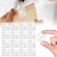 thumbnail image 1 of 16-Pack Vertical Blind Repair Tabs, 3CM Transparent Adhesive Vane Replacement for Slats, Easy Fix for Broken or Damaged Vertical Blinds, 1 of 9