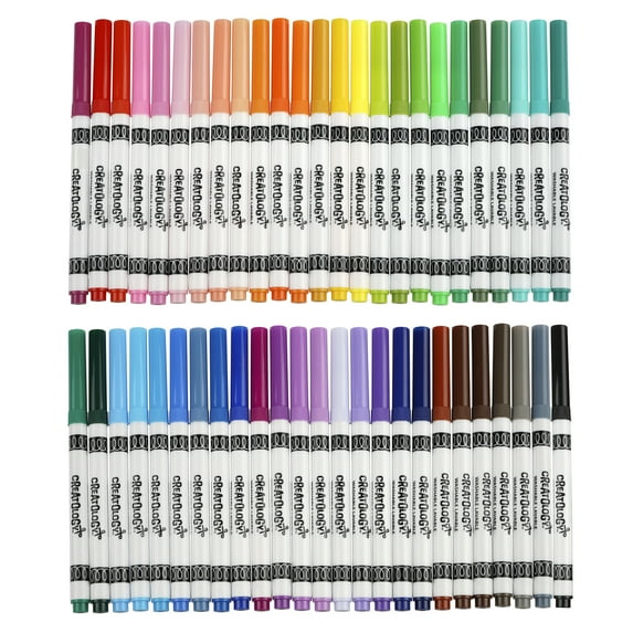 16 Packs: 50 ct. (800 total) Round Tip Washable Markers by Creatology