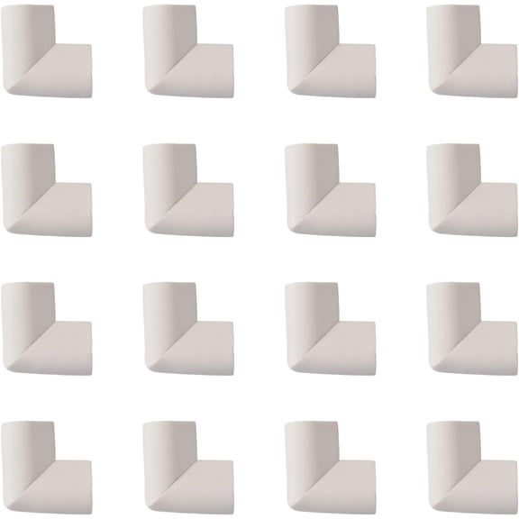 16 Packs Child Safety Corner Protectors, U Shaped Super Soft Corner Cushion Guards Glass Table Corner Protector with Adhesive, Grey