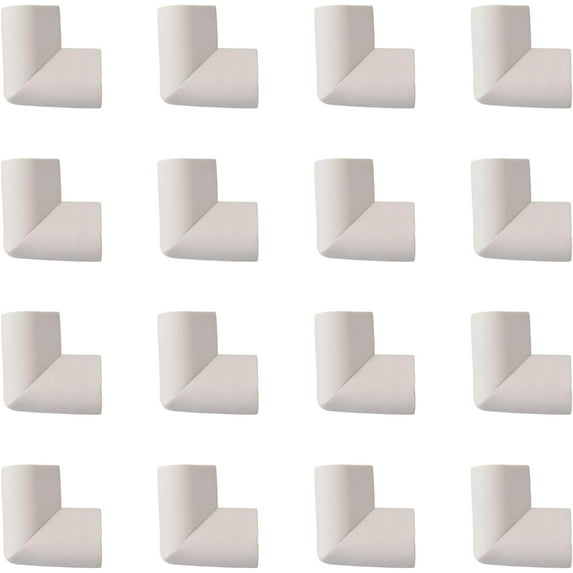 16 Packs Child Safety Corner Protectors, U Shaped Super Soft Corner Cushion Guards Glass Table Corner Protector with Adhesive, Grey