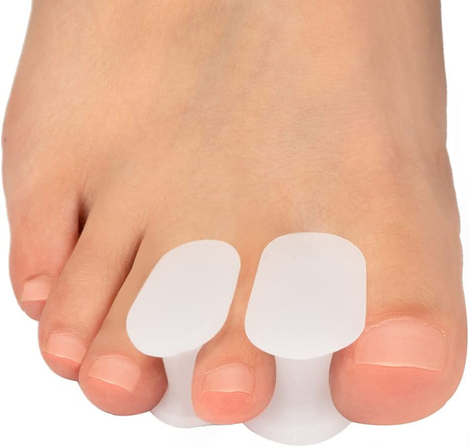 16 Packs Gel Toe Separator，Toe GasketRedress Overlapping Toes, Prevent