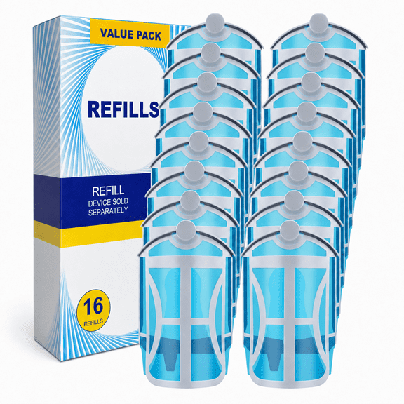 16 Packs Insect Trap Refill Kit Compatible with Flying Insect Trap Refill, Attracts and Traps Fruit Flies, Gnats, and Other Flying Insects