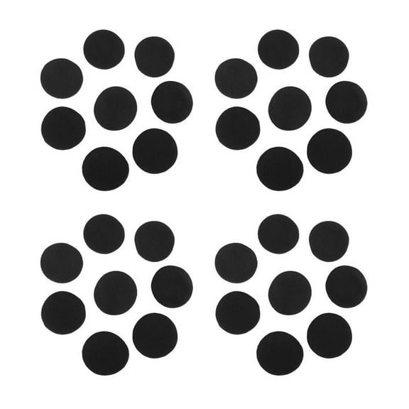 16 Pair 60mm Replacement Ear Foam Earphone Pad Covers for Headset Headphone Black,16 pairs of earphone covers,Black