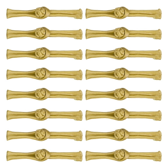 Uxcell 16Pcs Chinese Knots Frog Buttons Camel Buttons 3.54x0.47"