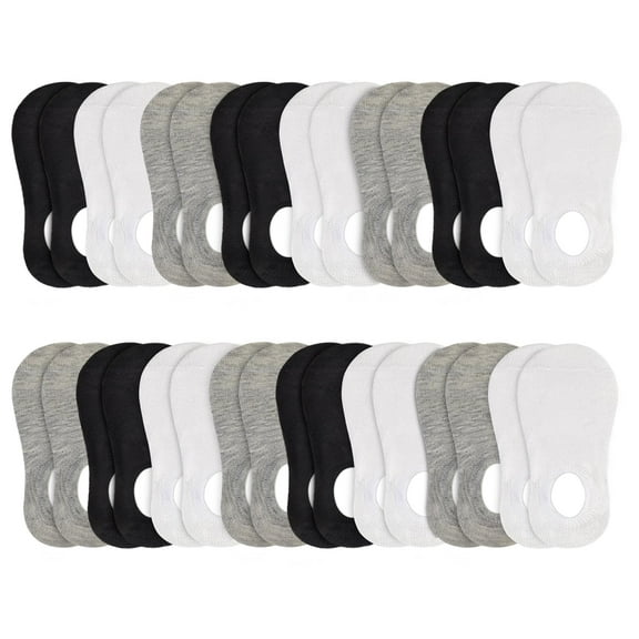 16 Pairs Kids Socks Boys Girls No Show Sock Non Slip Low Cut Ankle Kids Socks 2-13 Years