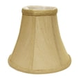 thumbnail image 1 of 16" Pale Brown Premium Bell No Slub Lampshade, 1 of 6