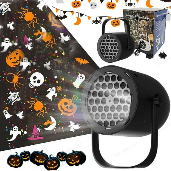 16-Pattern USB Christmas Projector Light, LED Snowflake Projectors ...