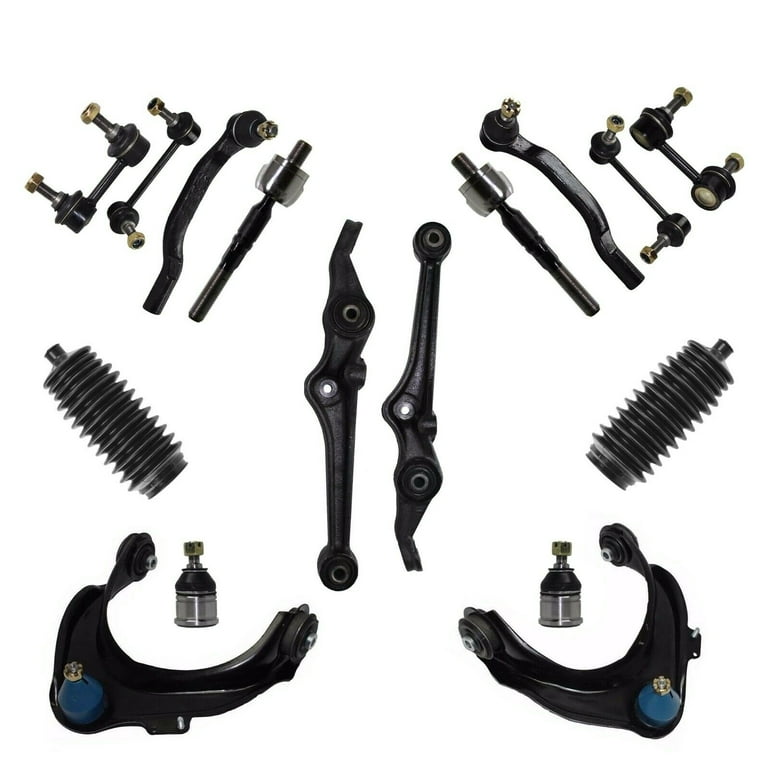 16 Pc Complete Suspension Upper & Lower Control Arms with Ball