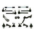 thumbnail image 1 of 16 Pc Steering Kit Idler Arm Standart & Pitman Front Sway Bar Frame Bushings 31.75mm (1.25 inch) Adjusting Sleeves Tie Rod End Upper & Lower Ball Joints Fits select: 1988-1991 CHEVROLET GMT-400, 1 of 12