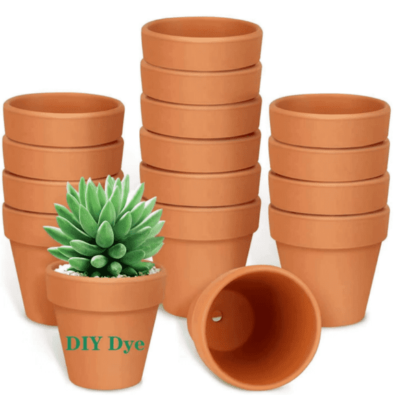 16 Pcs 1.9'' Terra Cotta Pots Pottery Planter Cactus Flower Pots Succulent Pot with Drainage Hole- Great for Plants,Crafts