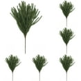 thumbnail image 1 of 16 Pcs 18 Inch Real Touch Norfolk Pine Branches - Artificial Christmas Greenery Stems, Fake Cedar Pine Sticks for Vase, Crafts, Holiday Decor, 1 of 5