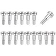 thumbnail image 1 of 16 Pcs 304 Stainless Steel Shoulder Bolt 6mm Shoulder Dia 8mm Shoulder Length M5x0.8 Thread Hex Socket Shoulder Bolts for Hydraulic Injection Molding Machinery Industries, 1 of 6