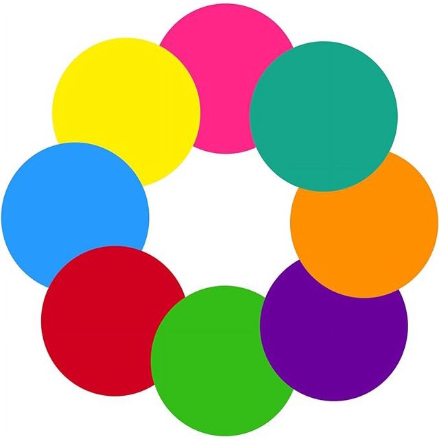 16 Pcs 8 Colors Dry Erase Circles for Classroom Tables Teachers, No