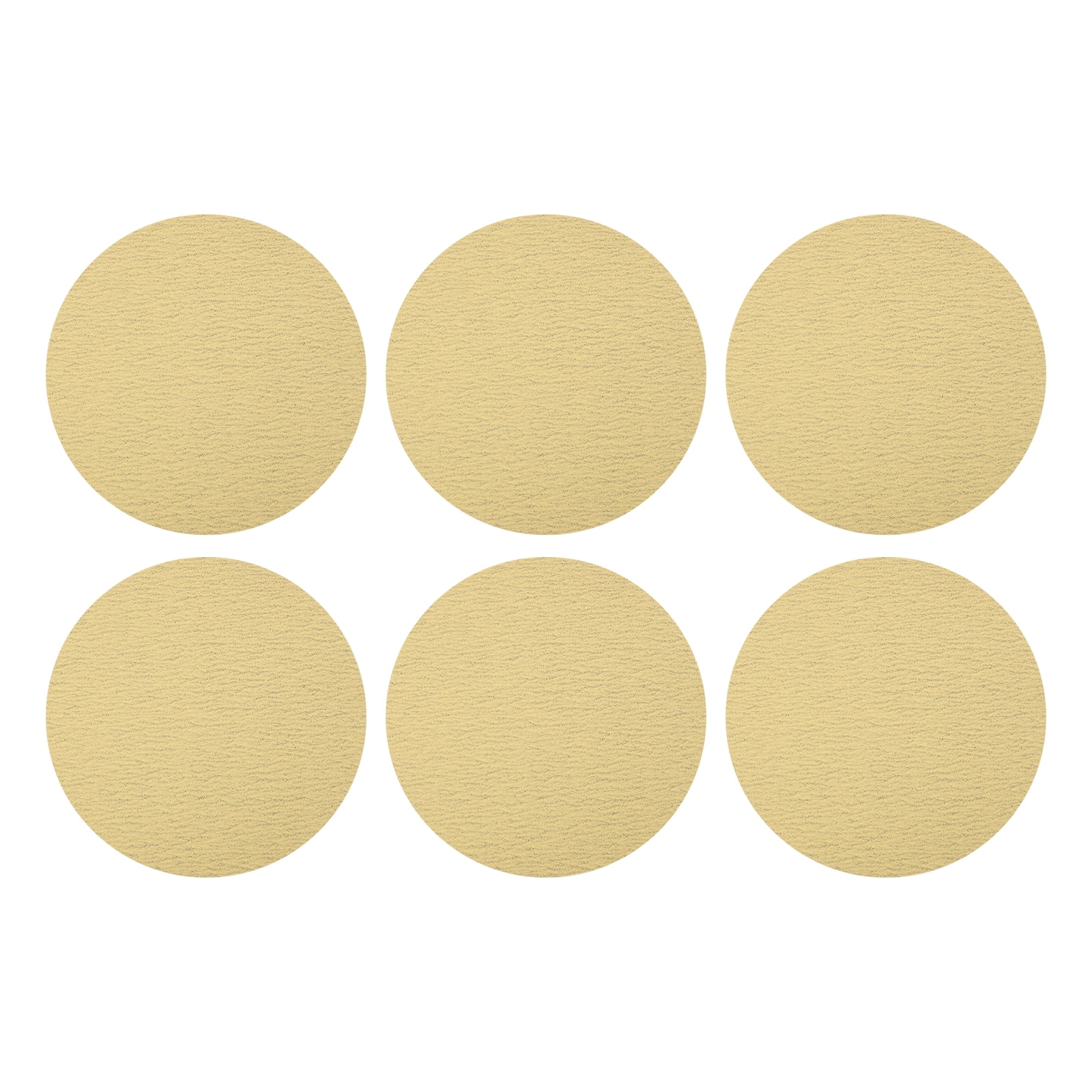 16 Pcs 9 Inch Sanding Disc 120 Grit Hook and Loop Sandpaper Random Orbital Sander Pads for Woodworking Automotive, Gold