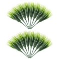16 Pcs Artificial Outdoor Plants, Fake Plastic Greenery Shrubs Wheat