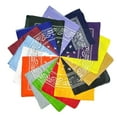 thumbnail image 1 of 16 Pcs Bandanas Multi-Purpose Bandanas Paisley Cowboy Polyester Headbands 22x22 inch, 1 of 7