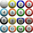 thumbnail image 1 of 16 Pcs Big Pool Ball Recreational Football Gaint Snookball Snook Ball Snooker Street Soccer Ball Game Sport Huge Billiards Pool Football Party Game, 1 of 7