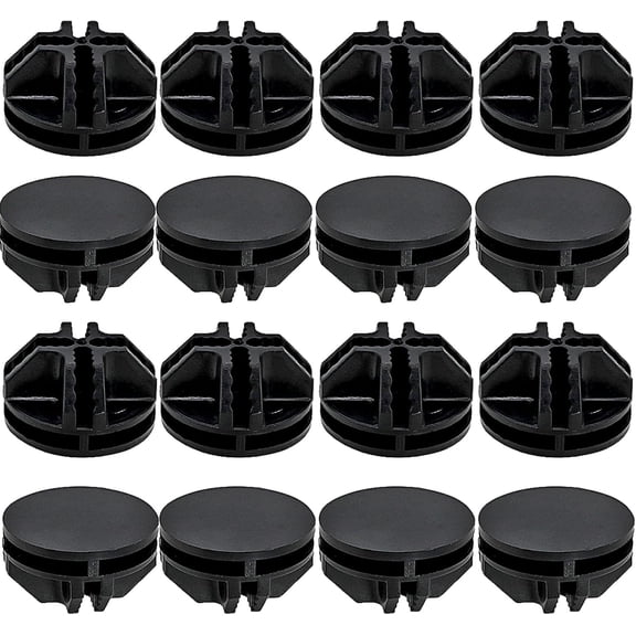 16 Pcs Black Plastic Connector, Wire Grid Cube Connector for Modular Closet Storage Organizer and DIY Wire Cube Storage Unit