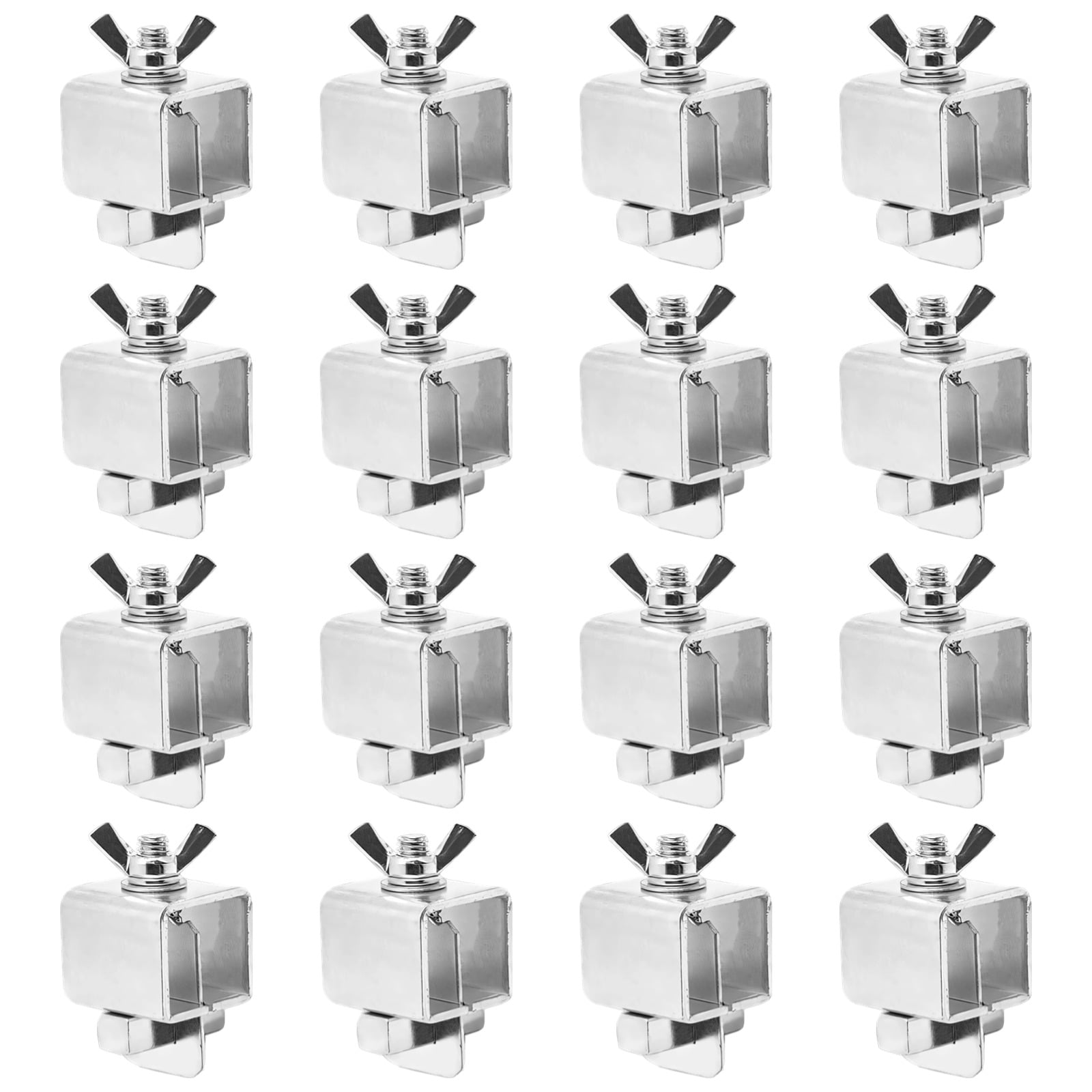 16 Pcs Butt Welding Clamps, Sheet Metal Welding Tools for Auto Body Panel Alignment, Precision Butt and Edge Welds, Heavy-duty Carbon Steel Clamps for Floor, Wing, and Door Skin Repair Projects
