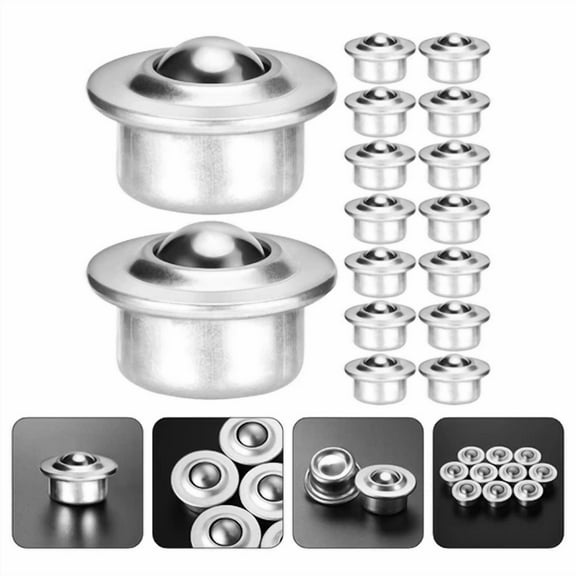 16 Pcs Carbon Steel Ball Bearings Appliance Casters Utility Wheels