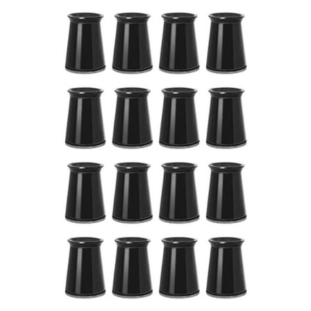 16 Pcs Chair Leg Floor Protectors, Silicone Chair Leg Protectors Caps Covers for Hardwood Floors, Furniture Pads Sliders with Wrapped Felt Bottom Medium