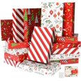 thumbnail image 1 of 16 Pcs Christmas Gift Boxes ​ with Lids for Presents Bulk 14.5" x 9.5" x 2.5" Large Gift Boxes for Clothes, Wrapping Xmas Robe, Shirt, Goody for Christmas, Birthdays, Wedding, 4 Designs, 1 of 6