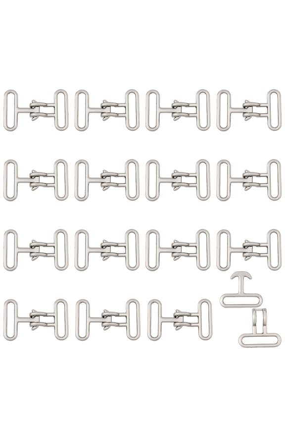 16 Pcs Cinch Belt Buckle Surcingle Strap Buckles Fast Fix Ring Buckle Alloy Snap Lock Clasps Findings for Replacement Connection Webbing Strap