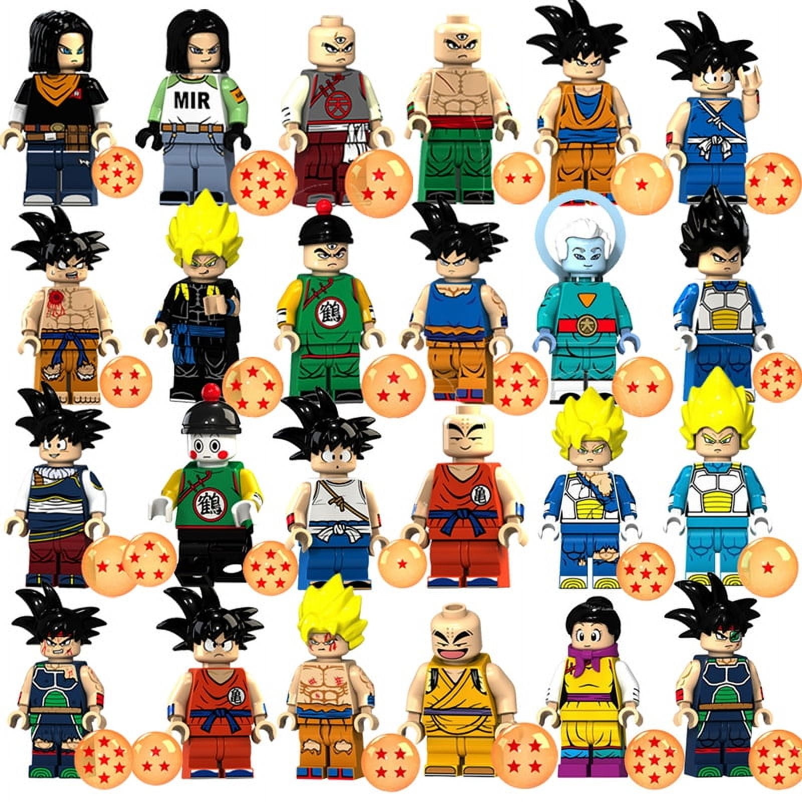 16 Pcs Dragon Ball Minifigures Building Blocks Sets, Collectible