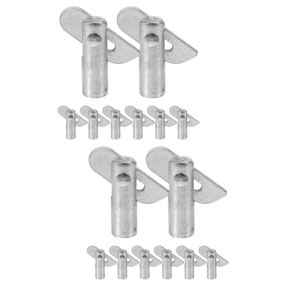 16 Pcs Galvanized Small Pull Cotter Pins for Scaffolding Locking Accessories, Easy to Install Fixed Compact Scaffold Pins