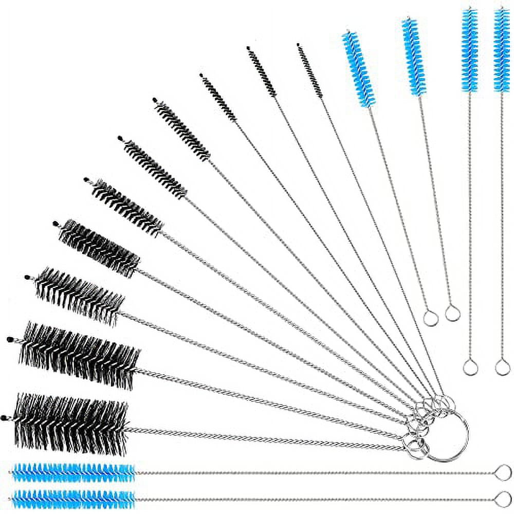 Straw Cleaner, Small Bottle Brush Reusable Straw Cleaning Brush For Bottle  Glasses Straw Cleaning(10 Pcs, Black)