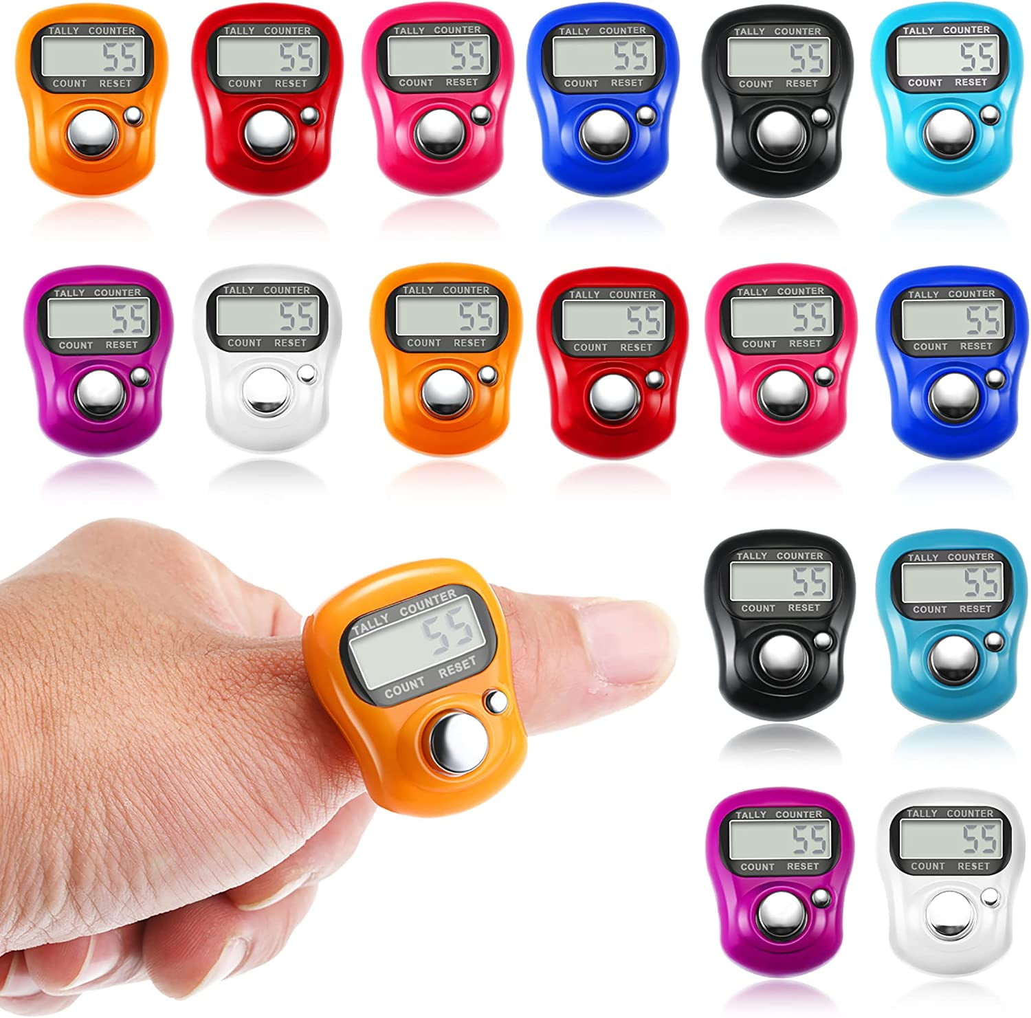 FreshDcart 5-Digit Tally Clicker Counter Finger Clicker Ring Electronic  Light Digital Counting Machine for Cricket