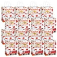 thumbnail image 1 of 16 Pcs Fire Truck Goodie Bags for Firetruck Birthday Party Supplies,Fire Engine Gift Snacks Treat Candy Party Favors Bags with Handles for Kids Adults Firetruck Theme Party Decorations, 1 of 7