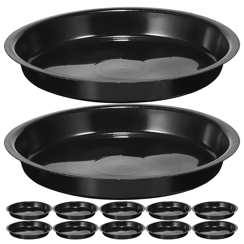16 Pcs Flower Pot Tray Plant Planter Trays for Plants Plastic Indoor Saucers Plates to Catch Water Pots