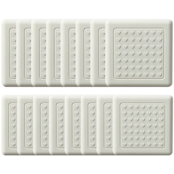 ULTNICE Non Skid Furniture Pads White 16Pcs 4x1.6in