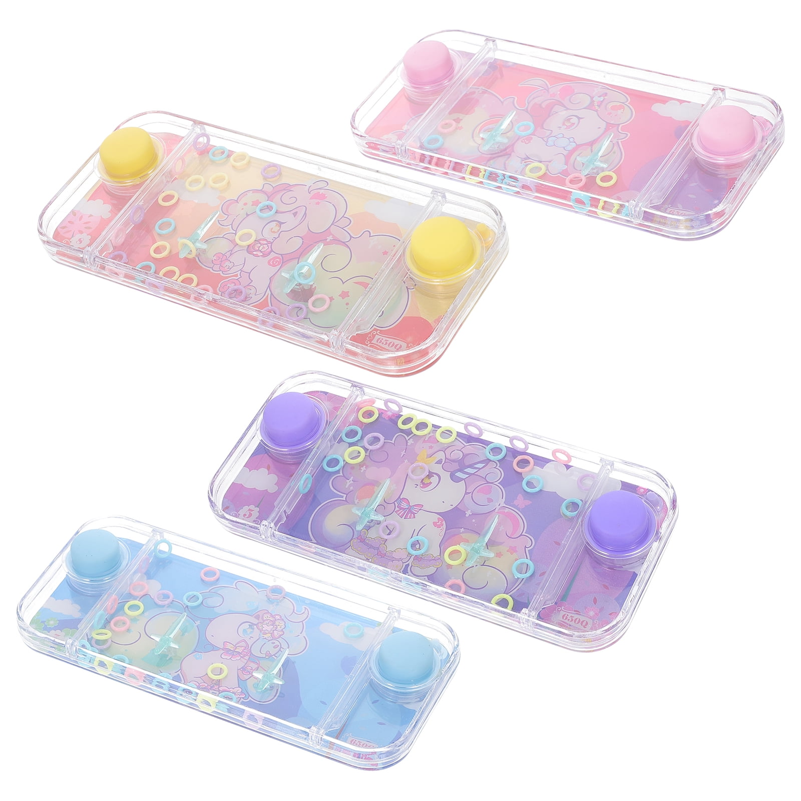 16 Pcs Handheld Water Ring Toss Games Travel Road Trip Handheld Water