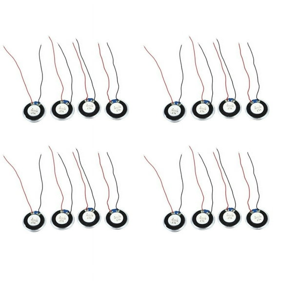 16 Pcs Internal Speakers Magnet 30mm 2800Hz 8Ohm 1W for PC Laptop