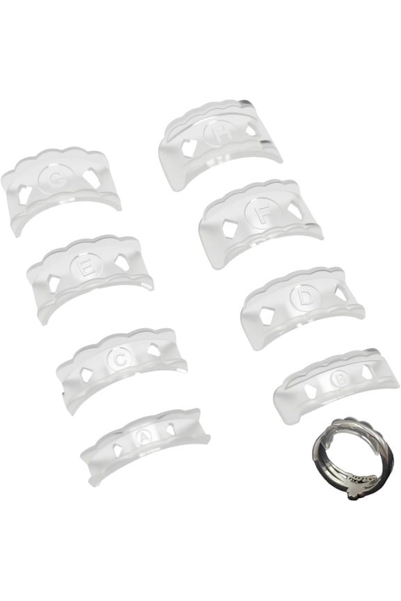 16 Pcs Invisible Ring Size Adjuster, Ring Reducer for Loose Rings, Silicone Transparent Clear Ring Size Resizer and Reducer, and It Won't Loosen Easily Hand Jewelry Size for Fit Any Rings