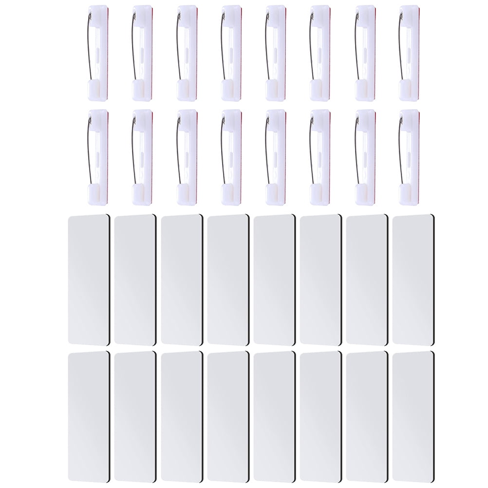 16 pcs labels blank badges blank name badges mourning bands for badges