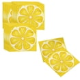 thumbnail image 1 of 16 Pcs Lemon Party Napkins,Yellow Lemon Design Paper for Summer Fruit Dessert Fruit-Themed Birthday Lemon Party, 1 of 6