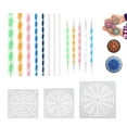 thumbnail image 2 of 35 Pcs Mandala Dotting Tools Painting Kit Rock Dot Painting Kit For Nail Stone Mandala Arts Drawing Home Decor Activity Style Style2 2 of 14