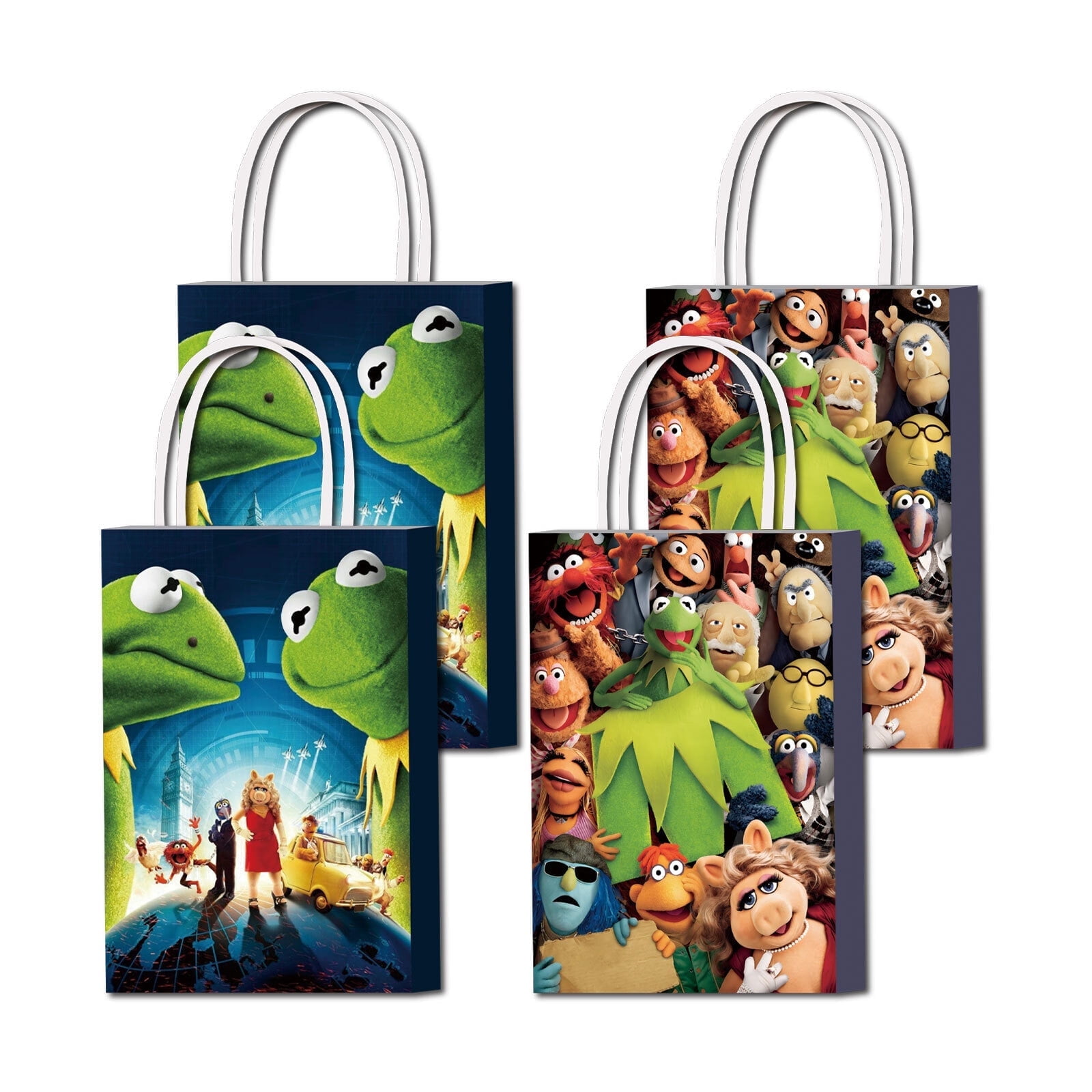 16 Pcs For Muppet Babies-Themed Party Favor Bags – Candy Treat