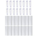 thumbnail image 1 of 16 Pcs Name Tags for Clothes Pin Worker Names Nametag Mourning Bands Badges with Clips Office, 1 of 6