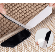 16 Pcs Non-Slip Carpet Tape, Reusable Washable Rug Grippers for Hardwood Floors, Double Sided Adhesive Rug Pads to Keep Rugs in Place